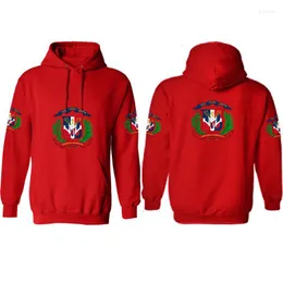 Herren Hoodies Herren Sweatshirts DOMINICA Männlicher Pullover Benutzerdefinierter Name Nummer Dma Sweatshirt Nation Flagge Spanisch Dominikanische Dominikanische Republik