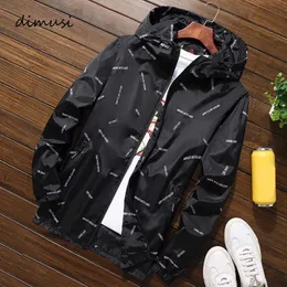 Jackets masculinos Dimusi Jaquetas de bombardeiros da moda da moda Anorak Hip Hop Coats Casual Men Casual Fat Fat Logo Baseball Casa Roupas 10xl T220926