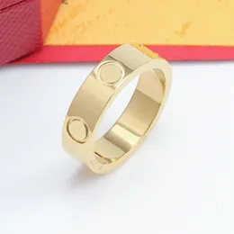 J￳ias de luxo amor an￩is de design placa de ouro anel de ouro a￧o inoxid￡vel masculino feminino de moda de casamento j￳ias j￳ias de diamante