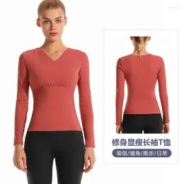 Women's T Shirts Crop Top Women Yoga Padded Bra Tops Short Sleeve Solid Color Soft High Quality Gym Sports Wear
