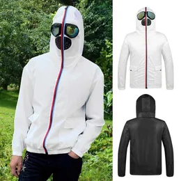 Men's Jackets 2021 Men/Women Jacket Hooded Glasses Sun Protection Clothing Ultraman Jacket Alien Thin Windbreaker Fashion Couple Jacket T220926