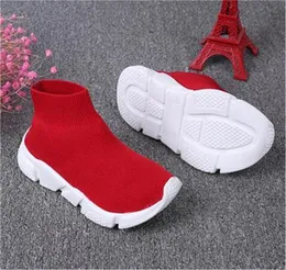 Fashion Boots Luxury Boots Sapatos de meia para meninos Meias infantis tênis adolescentes leves e tênis confortáveis ​​correndo chaussures
