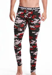 Herren Seobean Camouflage Cotton Long Johns Winter Thermounterwäsche Leggings 157