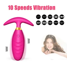 Bezprzewodowa wtyczka prostaty masażer dla dorosłych produktów gejowski pilot Mini -Bullet Anal Vibrator Sex Toys for Women Men GDN7 3UV2