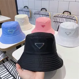 Bucket Hat Designers Mens Womens Bucket Hat Sun Prevenir Snapbacks Outdoor Pesca Designer Caps para Homem Dia Vestido Rosa Branco Preto