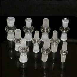 Rauchen 10 Stile Gla -Adapter 14 mm m￤nnlich bis 18 mm weibliche Konverter Shisha Reduper -Stecker Dropdown -Adapter f￼r ￖl -Rigs -Bongs