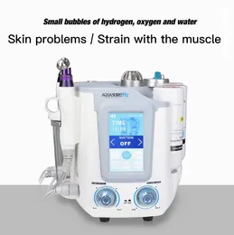 Yrke Beauty Equipment 3 i 1 Liten Bubble Väte Syre Beauty Machine Facial Spa Skin Rengöring Fuktig lyft Anti åldrande rynkl