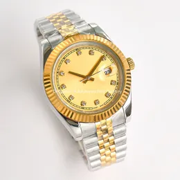 남성 스포츠 디자이너 시계 시계 Montre Reloj Hombre Datejust 36 41mm Mouvement 골드 여성 자동 기계 스테인리스 스틸 Sapphire 유리 방수