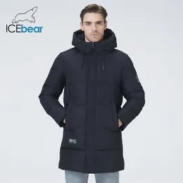 Hommes Down Parkas hiver vêtements pour hommes épaissir veste chaude à capuche manteau mi-long à la mode coton MWD21807I 220928
