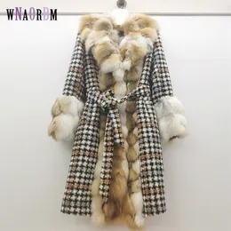 Womens Fur Faux Winit Winter Woman Woman Parkas Luxury Long Long Big Twlar Woolen قابلة للتعديل 220928