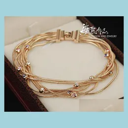 Łańcuch Link Modna Nowe wisiorki Kuba gruba łańcuch Bransoletka Banshee Medusa Head Portret 18K Gold Plated Women Benies Bangle Otgeq