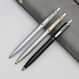 Baoer 037 Ballpoint Pen Metal Black Silver Gold Ball Luxury Business Gifts Student School Supplies Roller 10 Customiza