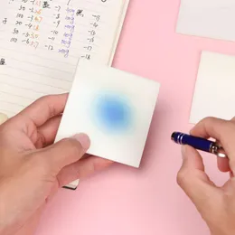 Tillbeh￶r Vattent￤t skoltillbeh￶r Kontor Notepad Memo Pads Transparenta Sticky Notes Risf￤rgning i solljus