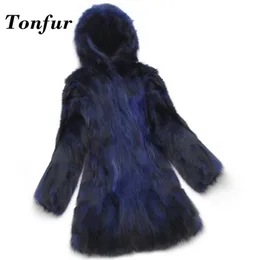 Womens Fur Faux Warm Winter Real Coat Ladies Luxury Genuine Overcoat Jacket Drop Hoody tbsr669 220929