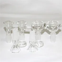 Hookahs Heady rökande vattenrör dabbar riggar glasskålar skålstycken bongs skålar tratt rigg tillbehör kvarts banger naglar 18mm 14mm manlig kvinna