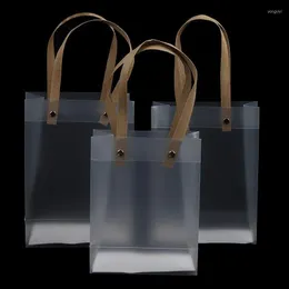 ダッフェルバッグ透明なソフトPVCハンドループ付きハンドバッグトートバッグ女性ジュエリーパッケージングトイレタリー化粧品ストレージショッピングオーガナ