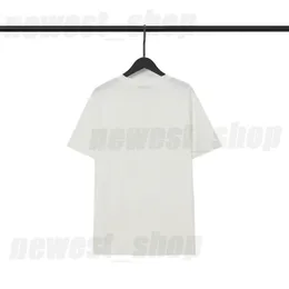 2022 Designer Mens T-shirt Camiseta Luxo Clássico Frenze Paris Primavera Verão Círculo Carta Imprimir 1927 Camisetas Simples Casual Cotton256H