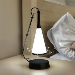 Table Lamps Smart Bluetooth Music Lamp Touch Control LED Night Lights Bedroom Home Decor Lighting USB Rechargable Desk Light