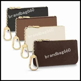 Nyckelpåse pochette cles designers mini plånbok mode kvinnliga män nyckelring kreditkort hållare mynt handväska lyxväskor246p