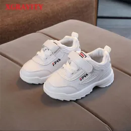 Sneakers XGRAVITY Boys Girls Fashion Baby/Toddler Little Kids Leather Trainers Children School Sport Shoes Soft Running 04 220928