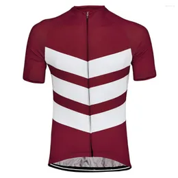 Racingjackor Cyclingskläder Kort ärm Cykelcykel Jersey Summer MTB Bike Sportkläder Toppkvalitet