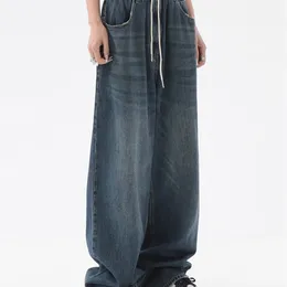 Kobiet dżinsy kobiety American Vintage worka elastyczna Waliła Zwycięska długie spodnie dżinsowe spodnie szerokie nogi streetwear prosto podstawowy codziennie 220928
