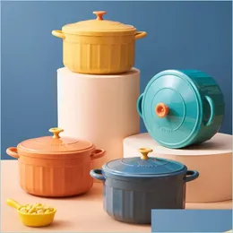 Tazones cocina doble capa taz￳n instant￡neos recipientes preservando para el hogar