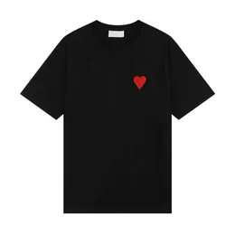 Ami Shirt Summer Casual New Women Designer Mens Fashion Tshirt Man Clothing Loose Sport Shorts Love T-shirt for women Letter Pullover Mens Short sleeved 3YFC