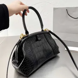 Umhängetaschen 2024 Designerinnen Frauen Tasche Tasche Top -Qualität Krokodilmuster Ladies Handtaschen Echte Lederschalen -Umhängetaschen Brieftaschen weibliche Totes Klassiker