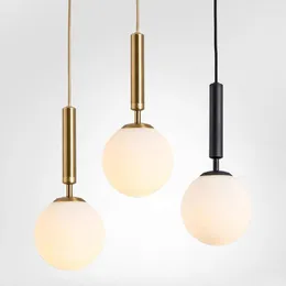 Lâmpadas pendentes Luzes LED modernas penduram lâmpada de jantar bar hanglamp lamparas de techo colgante moderna luminária suspensão