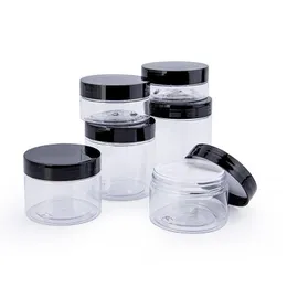 Plastic Jars Bottle Cigarettes Pipe Tobacco Clear Container 120ml PET Food Grade Packing Box Vapes Wax Oils Dry Herbal Flowers Cream Filling Storage Pots Empty Cans