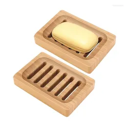 Soap Dishes Simplicity Bamboo Phyllostachys Pubescens Drainage Holder Thickening Carbonization Soaps Rack SN4063