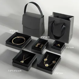 Jewelry Gifts Boxes Bracelet Necklace Ring Earring Paper Display Boxes Jewellery Packaging Storage Cases