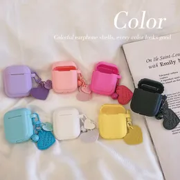 AirPods Pro /AirPod 3 /AirPods 1 2ケースのかわいい愛のペンダントワイヤレスヘッドフォンケースエアポッド3シリコンイヤホンカバーDHLのヘッドフォンアクセサリ