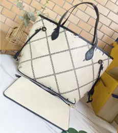 Mm torby na ramię 5A Kobiety 2pcs Ustaw kompozytowe torba oryginalna skórzana dama luksusowe projektanci Tote Crossbody torebki torby torba monety torebki 2 kolor