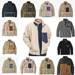 Mens Lamb Polar Sweatshirt Ceketler Kashmere Kürk Kalite Termal Sweater Erkek Tasarımcı Hoodies Klasik Açık Dağlık Giyim Noel Hediyesi Sıcak Kış