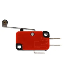 Switches Mini Viagem Limite de Viagem MicroSwitch V-156-1C25 com contato de prata do interruptor de limite de roda longa LK296