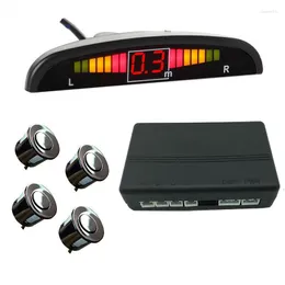 Car Rear View Cameras Cameras& Parking Sensors Sensor Kit Reverse Backup Radar Monitor System Auto Backlight LED Display With 4 22mm