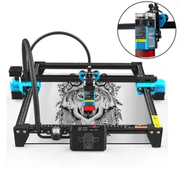 Printers PrintersS-55 CNC Laser Engraving Machine Profile With Scale Woodworking Router Metal Plywood Cutting 7.5W/20W