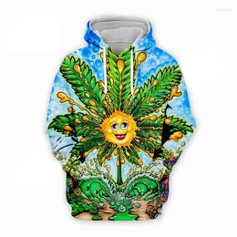 Herrtr￶jor herrtr￶jor m￶rka plstar 3d tryck hippie art streetwear pullover l￥ng￤rmad avslappnad unisex hoodies/tr￶ja/zip