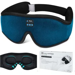 Schlaf-Kopfhörer, 3D-Bluetooth 5.0, Stirnband, kabellos, Schlafartefakt, atmungsaktiv, Musik-Augenmaske, Ohrhörer für Seitenschläfer-Geschenke