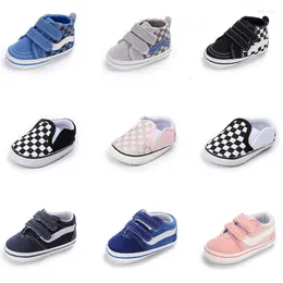 Buciki dziecięce KIDSUN buty dziecięce Infat Girl Boy Unisex płótno bawełniane podeszwy płaskie akcesoria dla maluchów łóżeczko dziecięce