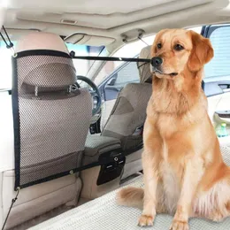 Interior Decorations Durable Universal Pet Dog Net Car Guard Back Seat Safety Barrier Mesh Protector Fence For Vehicle