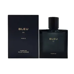 Marca de luxo 100ml bleu de perfume derrama homme spray bom cheiro de longa data blue homem spray de col￴nia de col￴nia