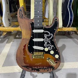 Custom Shop Masterbuilt Limited Edition Stevie Ray Vaughan Tribute SRV Number One Electric Guitar Vintage Brown