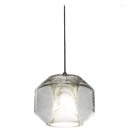 H￤ngslampor moderna skandinavie nordique vert a la main en verre souffle venise fl￶desupph￤ngning lumiere pendentif lampe luster h￤llsalle