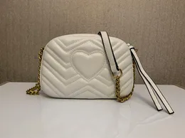 2022 torebki wysokiej jakości luksusowe torebki portfel znane marki torebki damskie torby Crossbody torba moda Vintage skórzane torby na ramię z łańcuszkiem