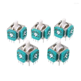 Kontrolery gier 5PCS 3D Analog joysticks Moduł czujnika Stick Wymień Części naprawczy AccessEOIRES dla kontrolera NGC GameCube