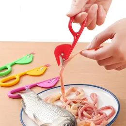 Stainless Steel Thickened Poultry Intestine Scissors Chicken Duck Goose Intestine Knife Fish Bowel Knifes Kitchen Accessories