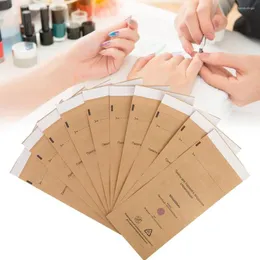 Nagelkunst-Sets, 10 Stück, Papier, Schönheitssalon, Einweg-Desinfektionsbeutel, Werkzeug, Kosmetik